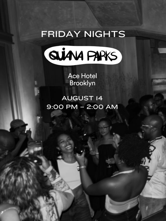 Friday Nights, Fri, Aug 14, Ace Hotel Brooklyn, Boerum Hill