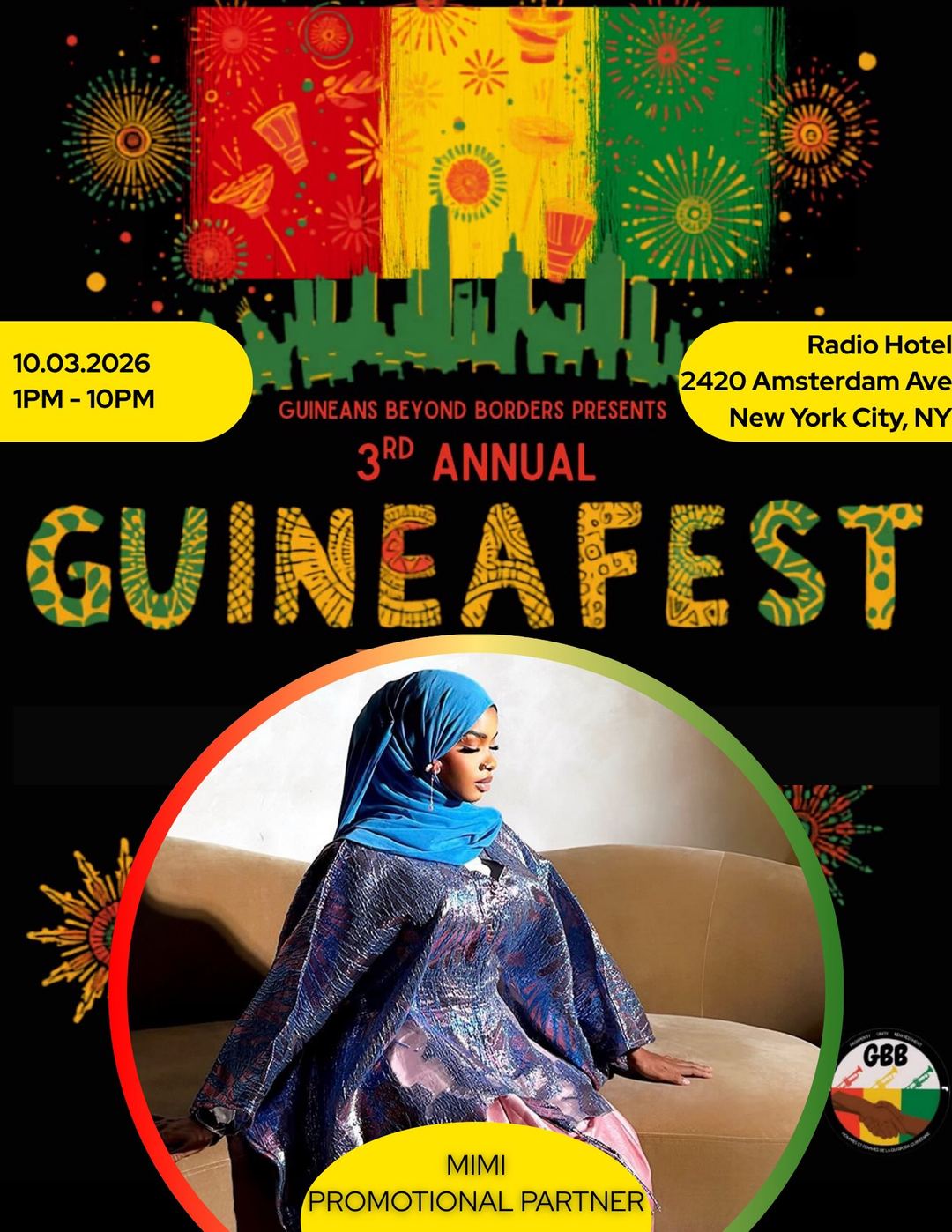 3rd Annual Guineafest NYC