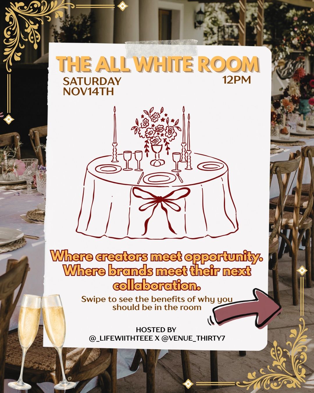 THE ALL WHITE ROOM: Creators × Brands Brunch