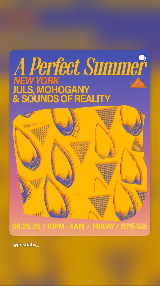 A Perfect Summer, Fri, Sep 25, Webster Hall, East Village