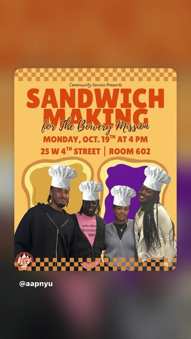 SANDWICH MAKING for the Bowery Mission