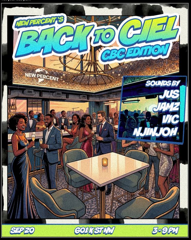 New Percent's Back to Ciel CBC Edition, Sun, Sep 20, Ciel Rooftop, Downtown