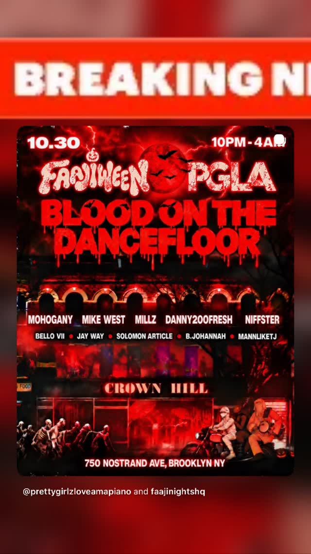 FAAJIWEEN: BLOOD ON THE DANCEFLOOR — flyer 4