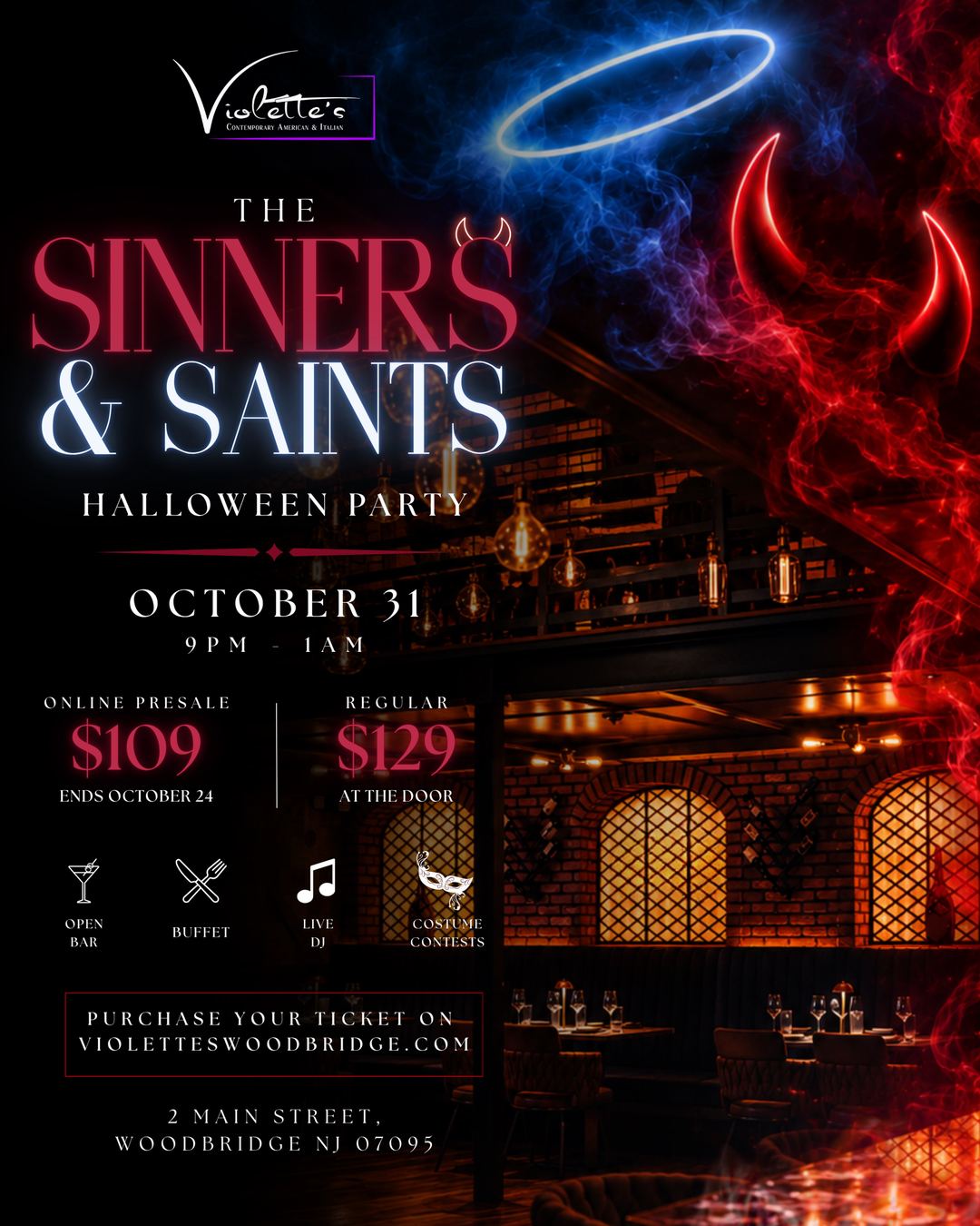 The Sinners & Saints Halloween Party