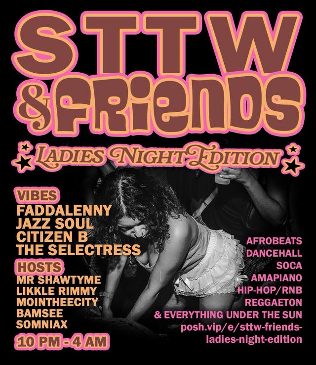 Sttw & Friends Ladies Night Edition, Sun, Jul 26, Don Rique's, Brooklyn