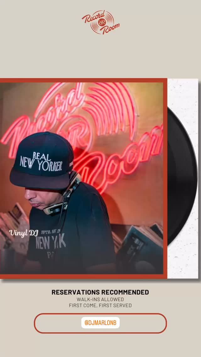 Marlon B Vinyl Vibes, Fri, Aug 28, Record Room, Bed-Stuy