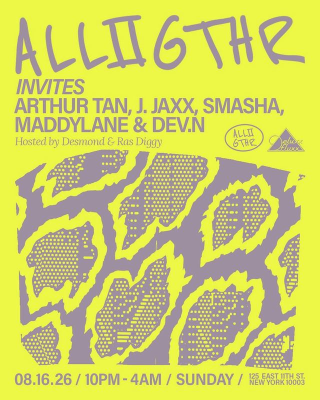 All2gthr Invites, Sun, Aug 16, Deluxx Fluxx, East Village