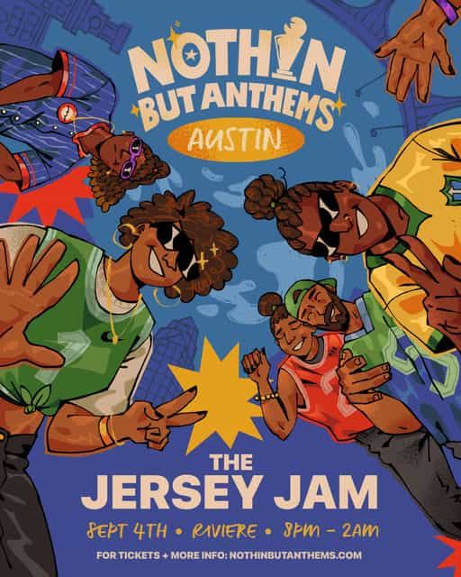 Nothin' but Anthems: the Jersey Jam Austin, Fri, Sep 4, Riviera Austin, East Austin