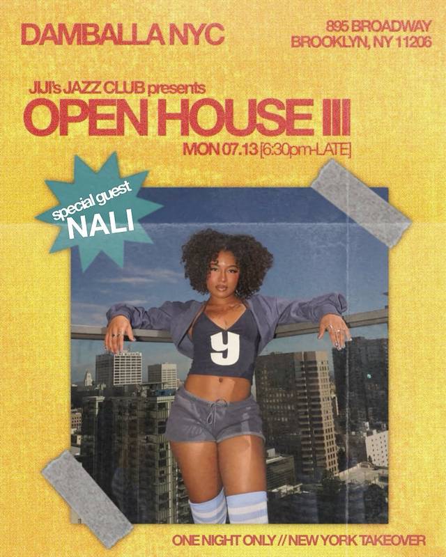 OPEN HOUSE III, Mon, Jul 13, Damballa, Bushwick