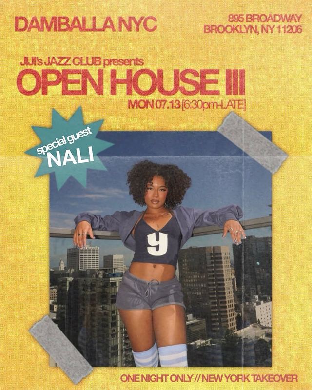 OPEN HOUSE III, Mon, Jul 13, Damballa, Bushwick