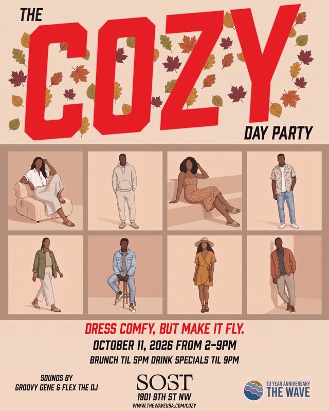 The Cozy Day Party, Sun, Oct 11, Sost, Shaw