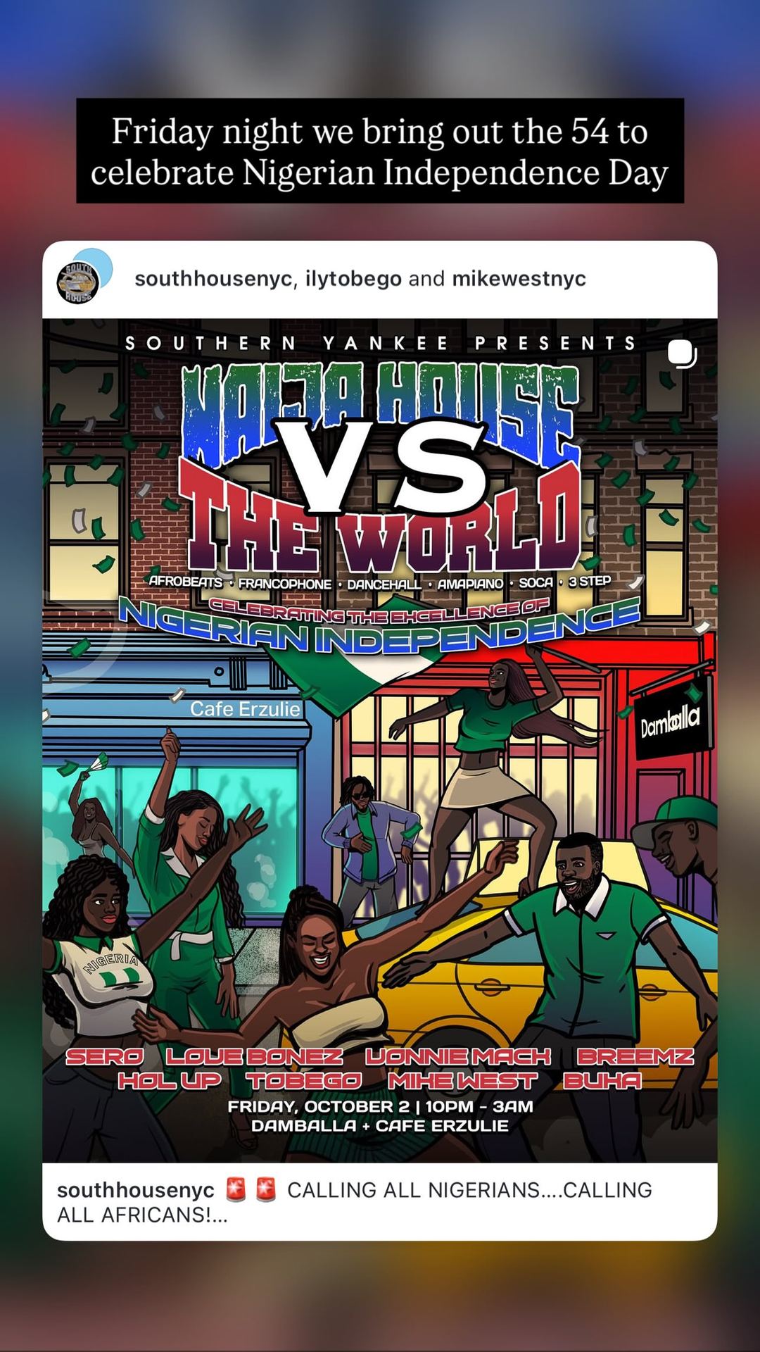 Naija House vs The World — flyer 3