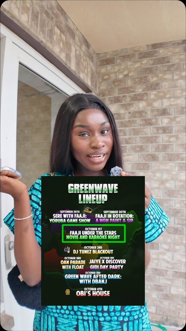 Green Wave After Dark: With Dbanj, Sat, Oct 3, OBI'S HOUSE, Wuse 2