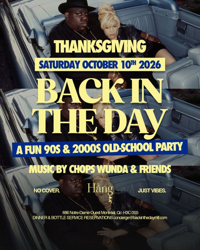 Thanksgiving Back In The Day, Sat, Oct 10, Hàng