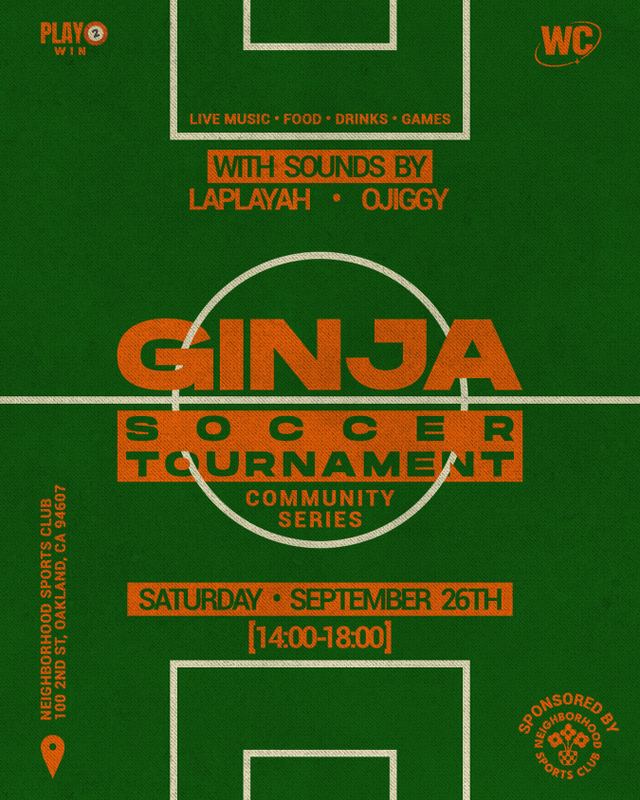 Ginja Soccer Tournament Community Series, Sat, Sep 26, Neighborhood Sports Club