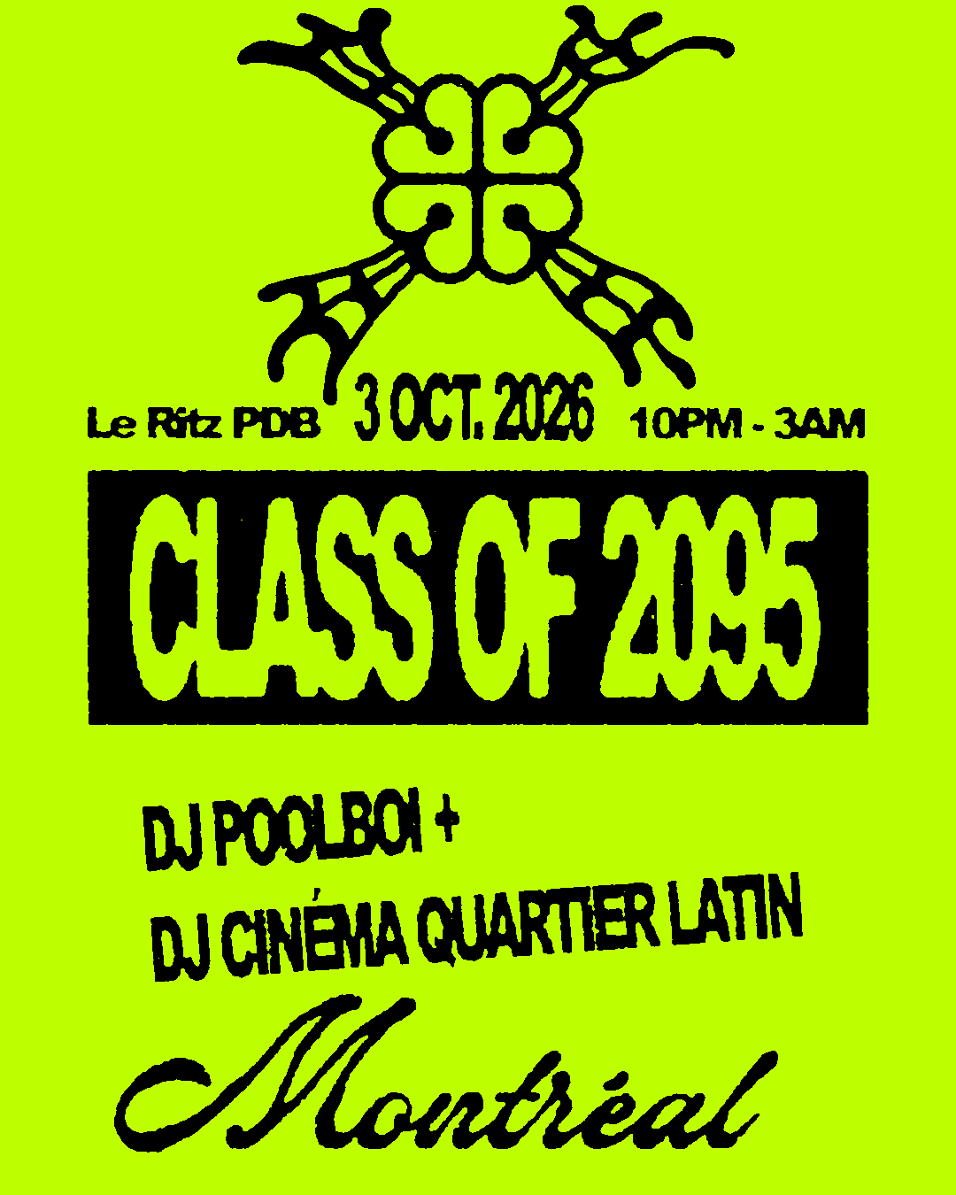 dj poolboi + DJ Cinéma Quartier Latin @ Le Ritz
