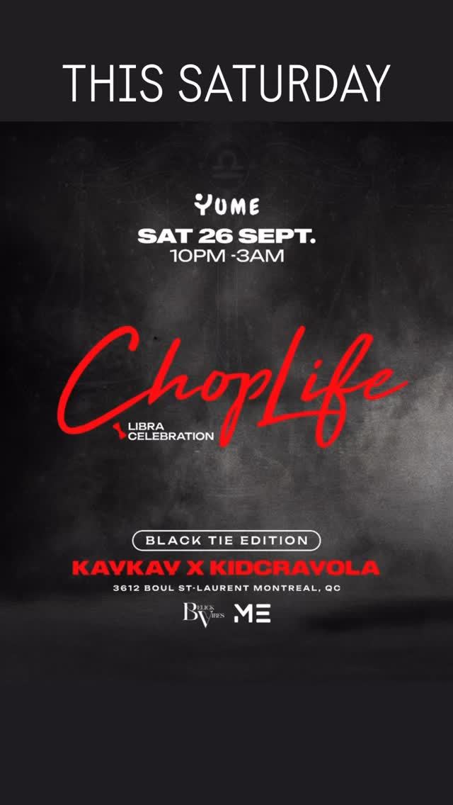 Choplife: Libra Celebration (Black Tie Edition) — flyer 3