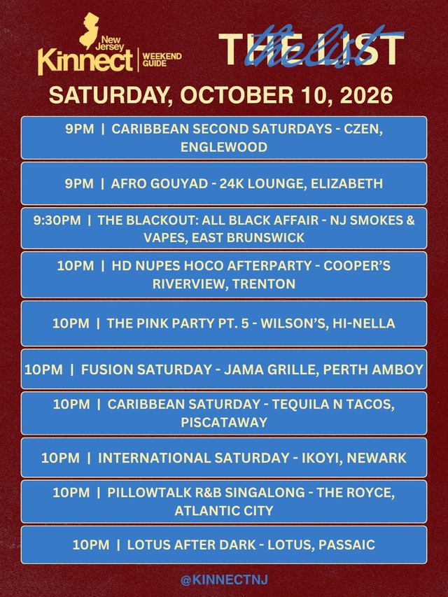 FUSION SATURDAY, Sat, Oct 10, Jama Grille