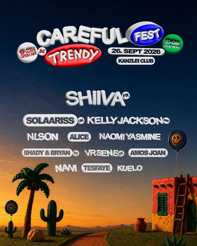Careful Fest x Trendy, Sat, Sep 26, Kanzlei Club