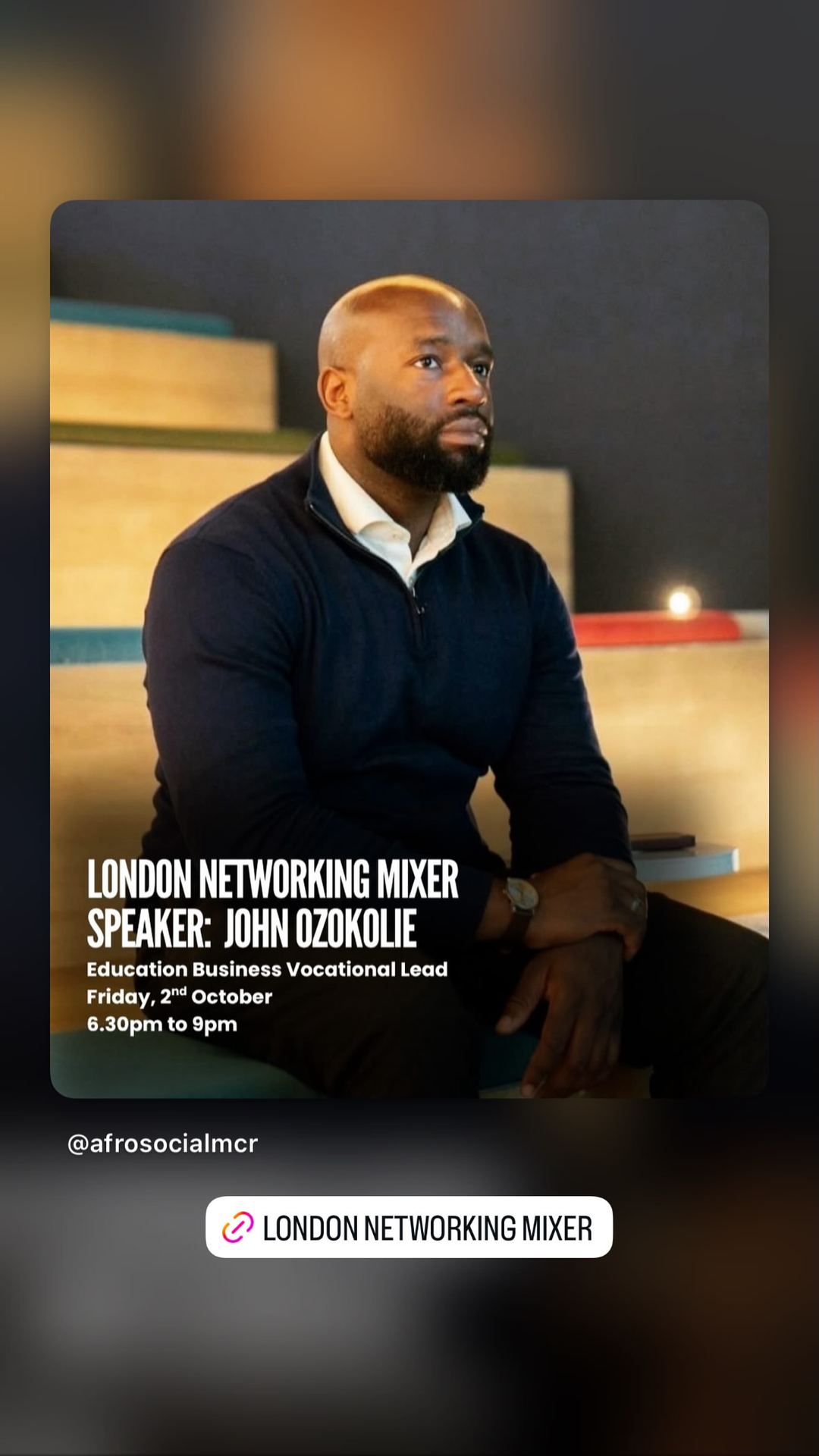 AfroSocial London Networking Mixer — flyer 2