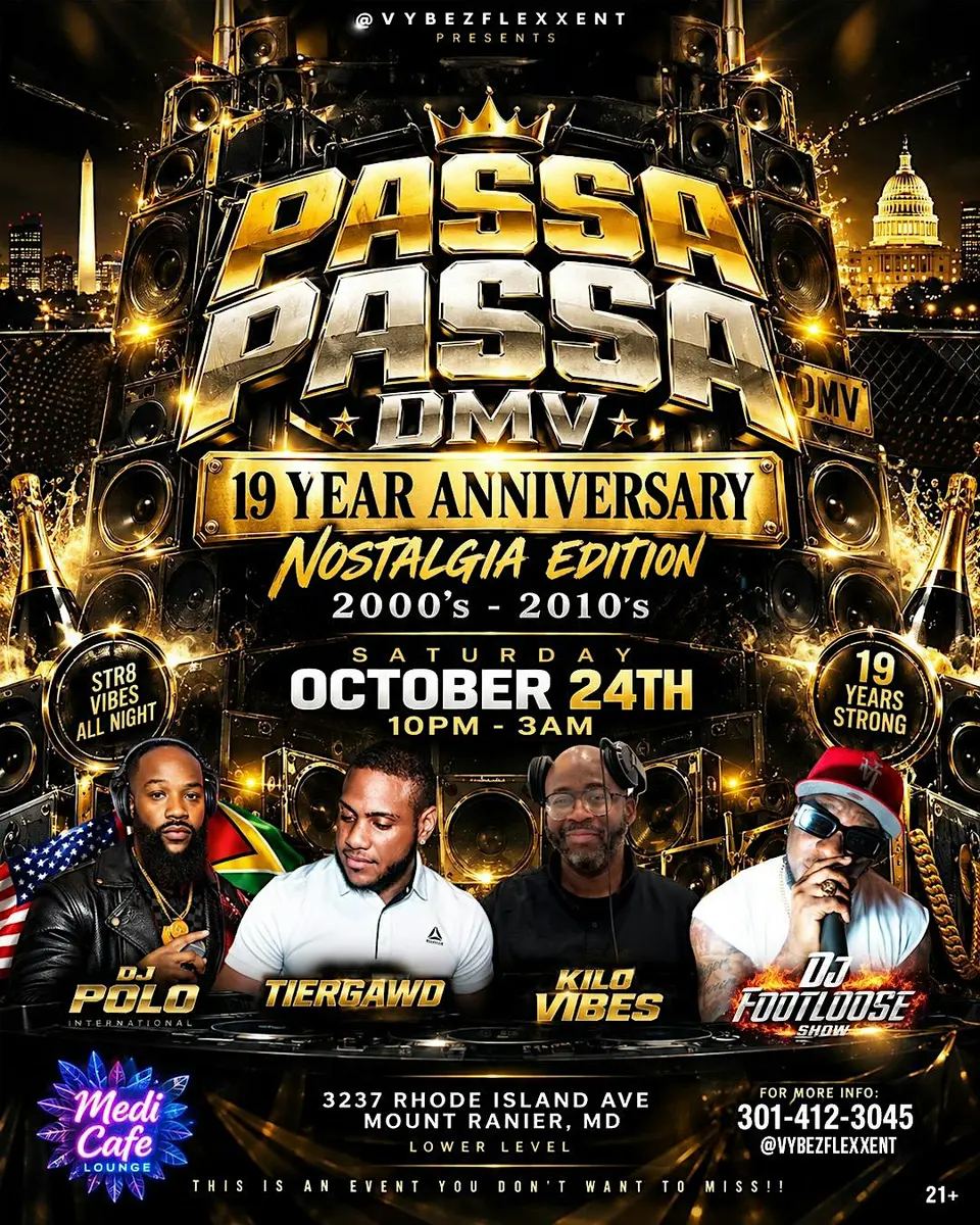 PASSA PASSA DMV / 19 YEAR ANNIVERSARY NOSTALGIA EDITION