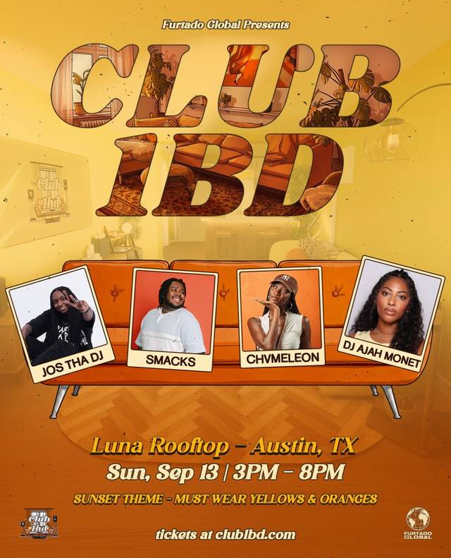 Club 1BD, Sun, Sep 13, Luna Rooftop, Downtown Austin