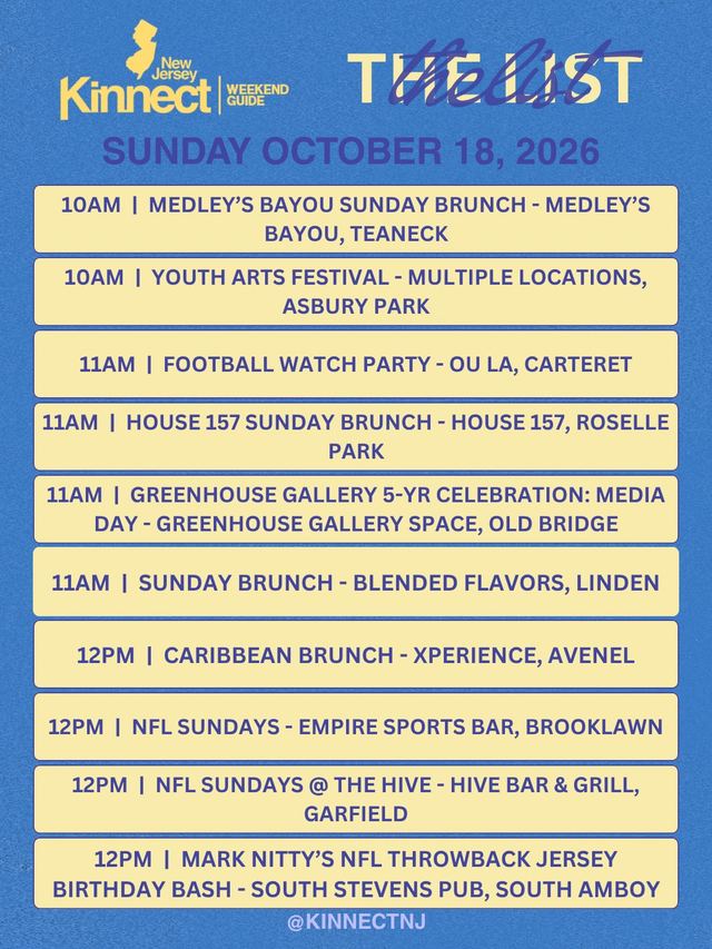 CARIBBEAN BRUNCH, Sun, Oct 18, Xperience