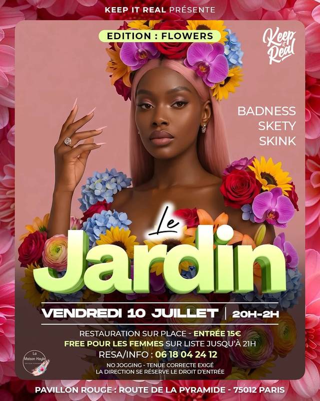 Le Jardin (Edition: Flowers), Fri, Jul 10, Pavillon Rouge