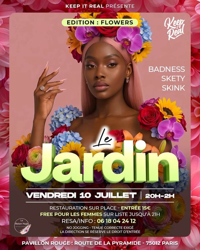 Le Jardin (Edition: Flowers), Fri, Jul 10, Pavillon Rouge