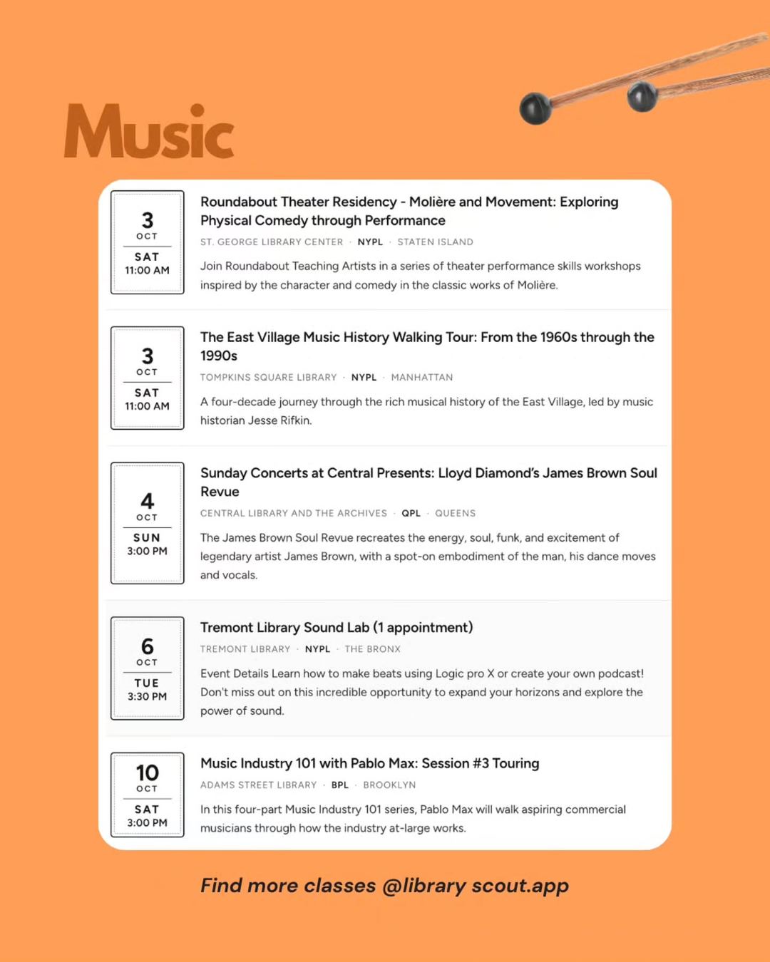Tremont Library Sound Lab (1 appointment)