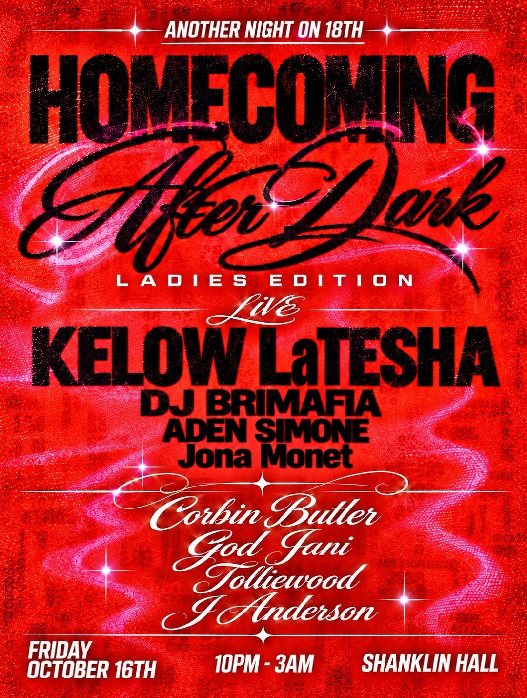 HOMECOMING AFTER DARK Ladies' Edition