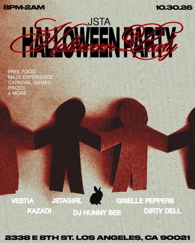 Jsta Halloween Party, Fri, Oct 30, 8th & Sante Fe