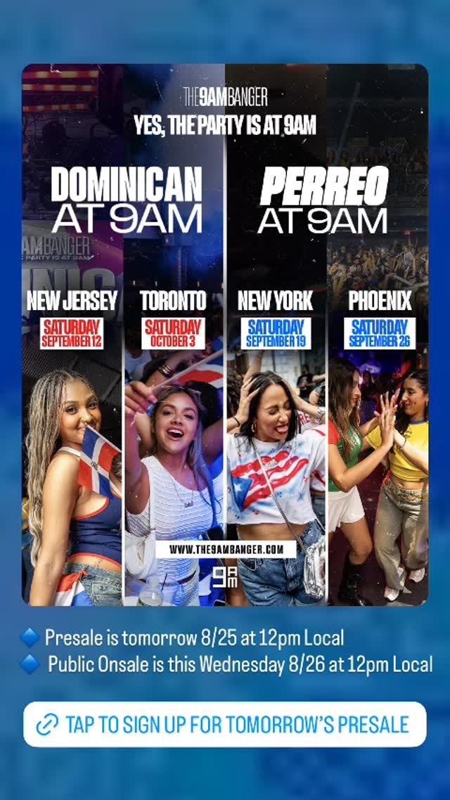 The 9am Banger, Sat, Oct 3