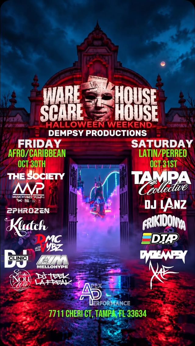 Warehouse Scarehouse, Fri, Oct 30, Apex Performance