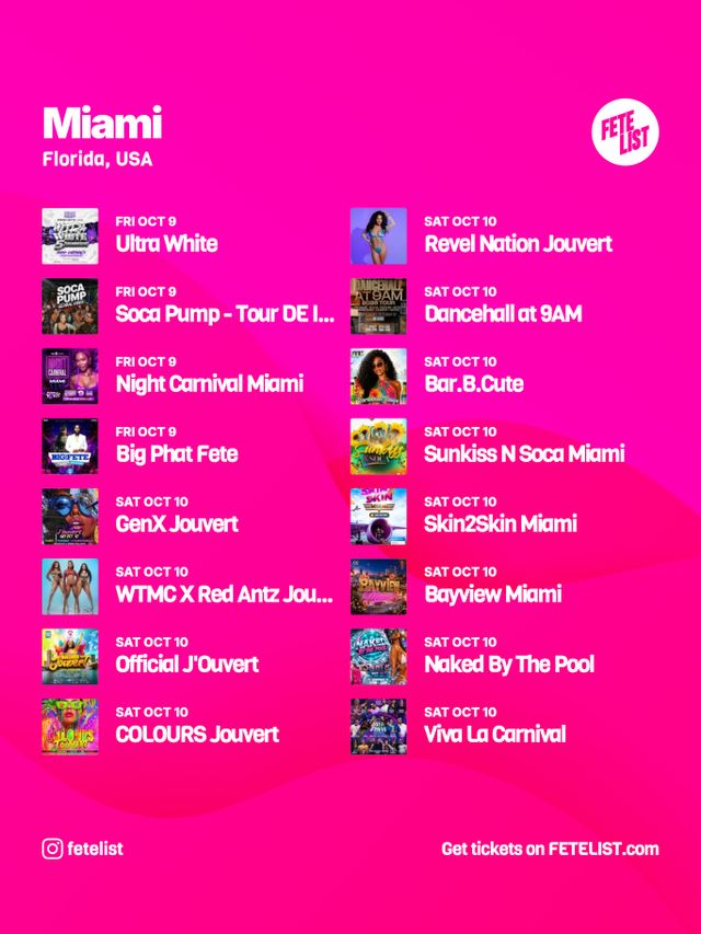 Bayview Miami, Sat, Oct 10, Corporate Pavilion