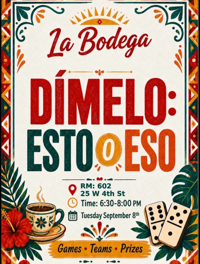 Dímelo: Esto o Eso, Tue, Sep 8, La Bodega, Downtown Los Angeles