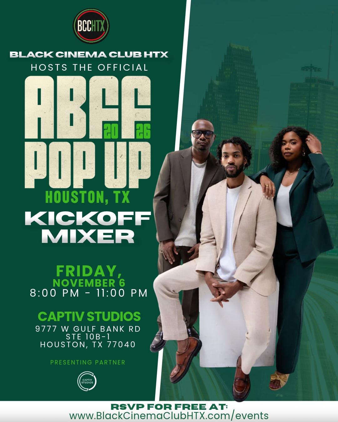 ABFF 2026 Pop Up Houston, TX Kickoff Mixer