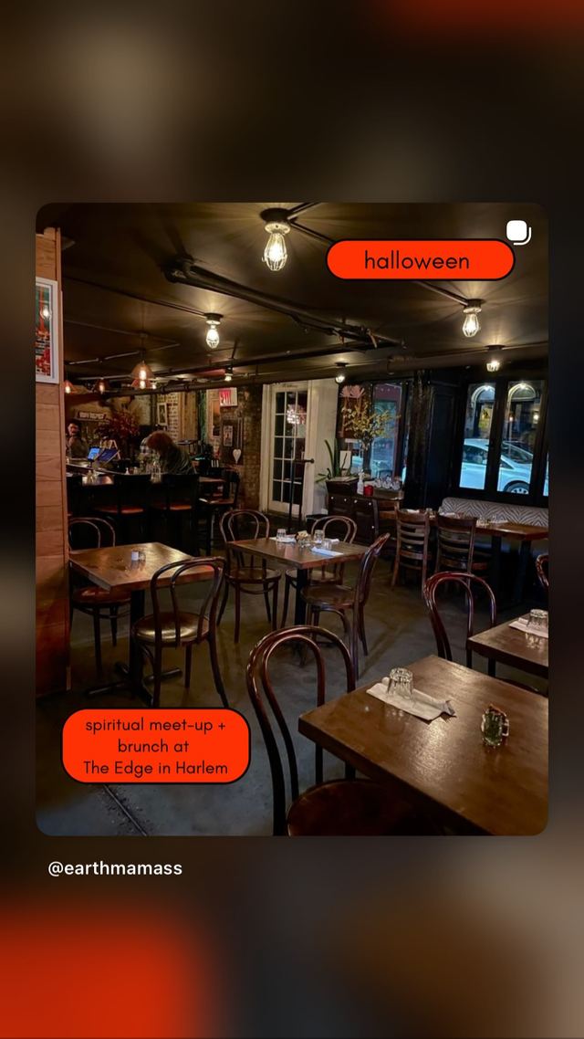 spiritual meet-up + brunch, Sat, Oct 31, The Edge, Harlem