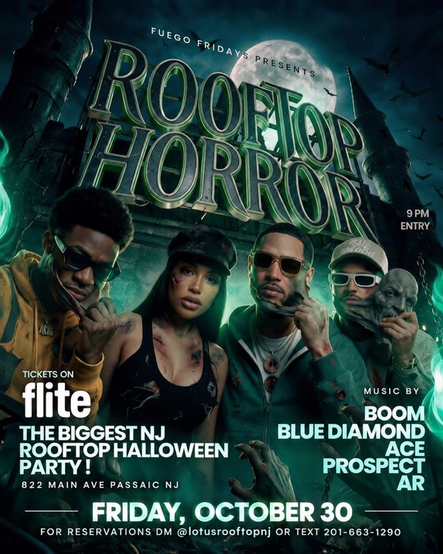 Rooftop Horror, Fri, Oct 30, Lotus