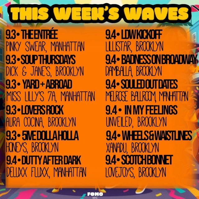 LDW Kickoff, Fri, Sep 4, Lilistar, Brooklyn
