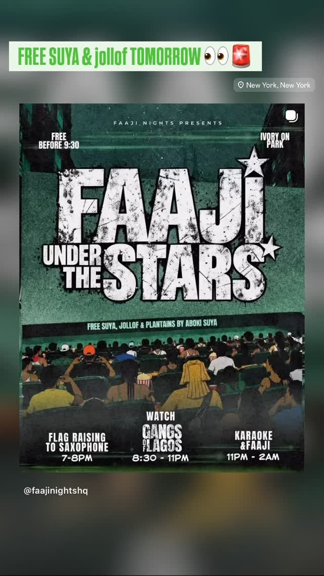 Faaji Under The Stars