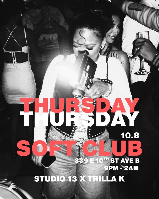 Soft Club, Thu, Oct 8, Blind Barber, East Village