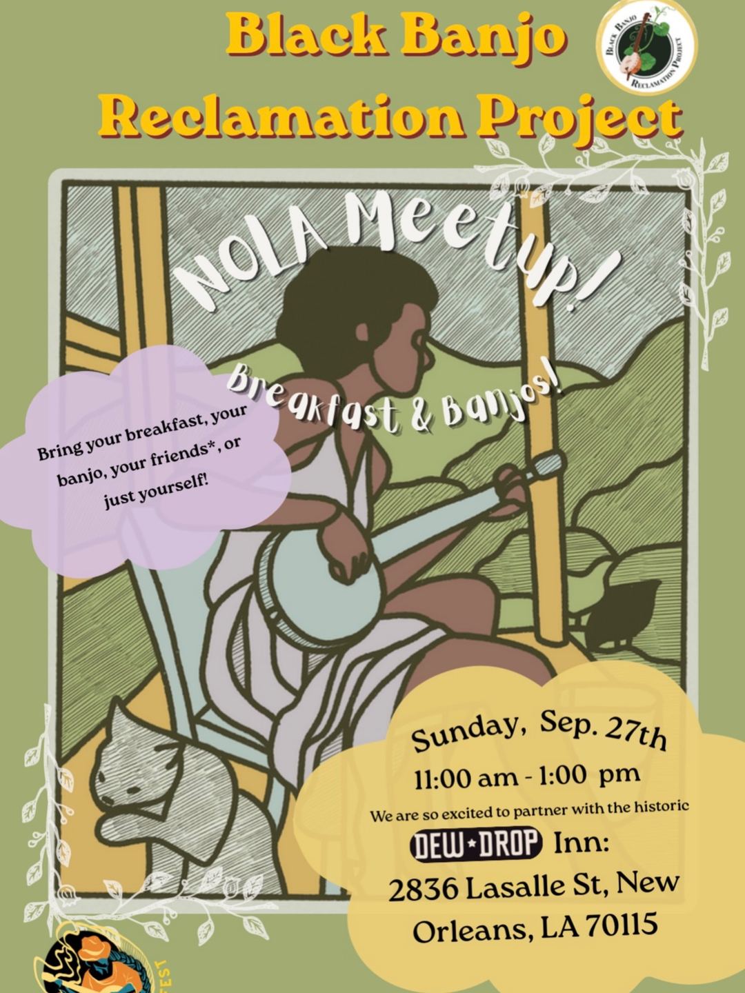 NOLA Meetup! Breakfast & Banjos!