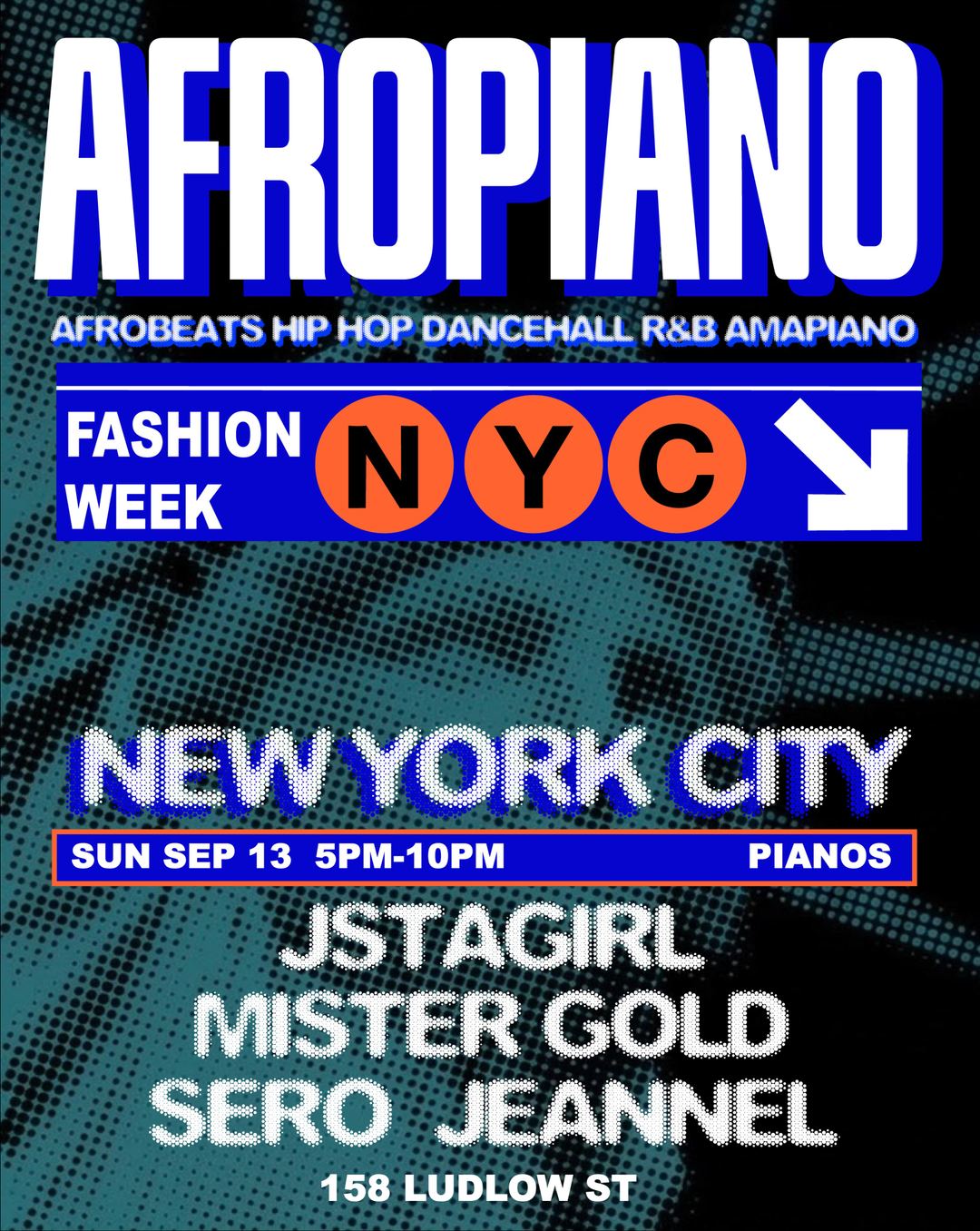 Afropiano Fashion Week Day Party