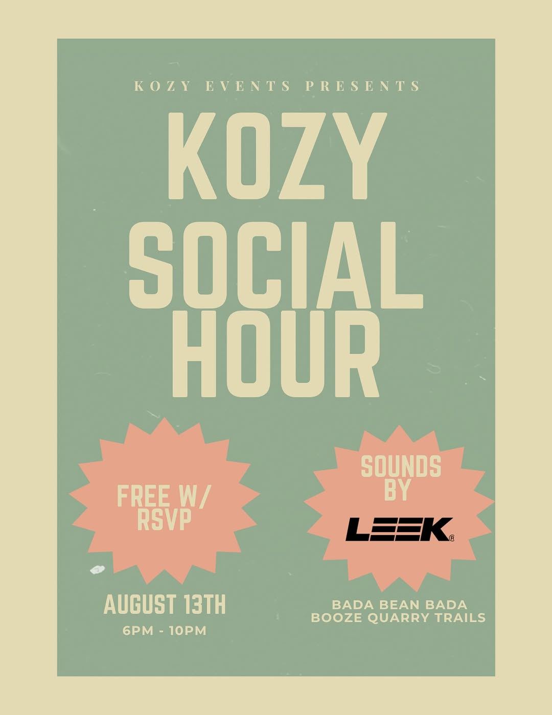 Kozy Social Hour