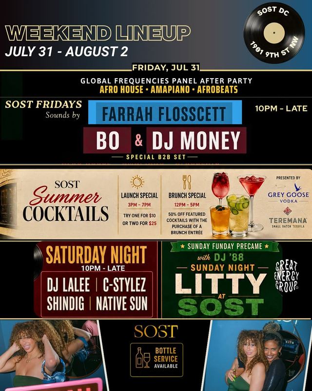 Global Frequencies Panel After Party, Fri, Jul 31, Sost, Shaw