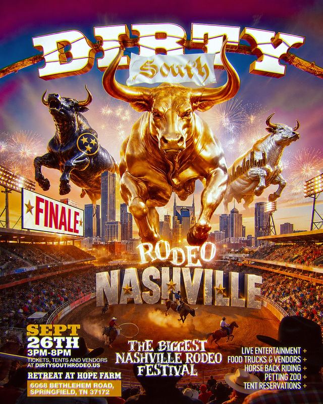Dirty South Rodeo Nashville: The Biggest Nashville Rodeo Festival, Sat, Sep 26, Retreat at Hope Farm