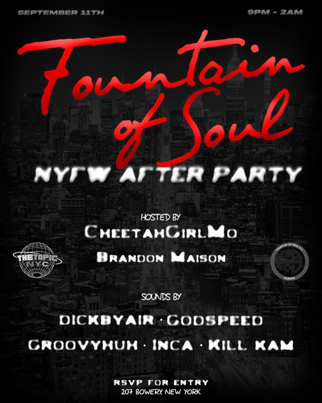 Fountain of Soul NYFW After Party, Fri, Sep 11