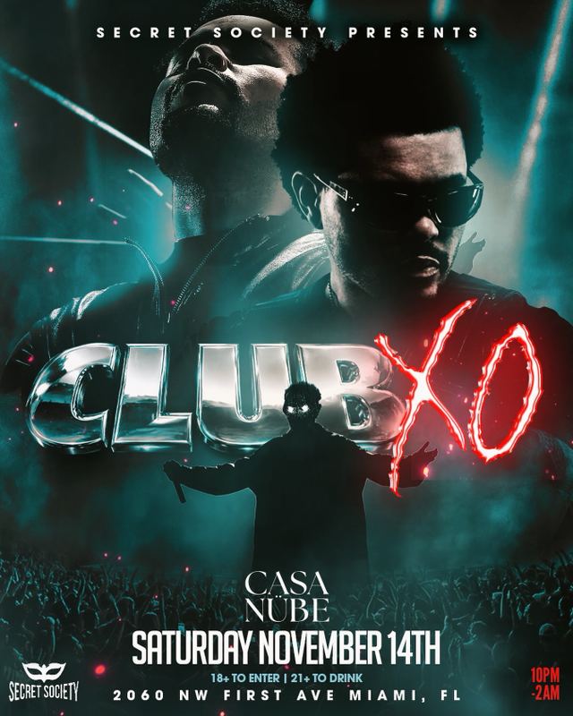 Club XO, Sat, Nov 14, Casa Nube Wynwood, Wynwood