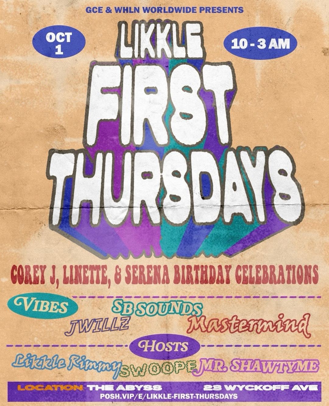 Likkle First Thursdays